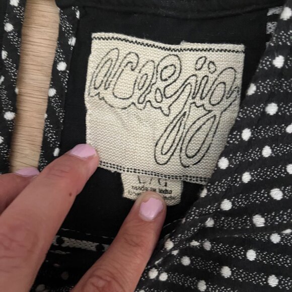 Ace and Jig Party Frock in mini dot size L - Picture 2 of 3